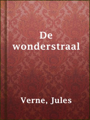cover image of De wonderstraal